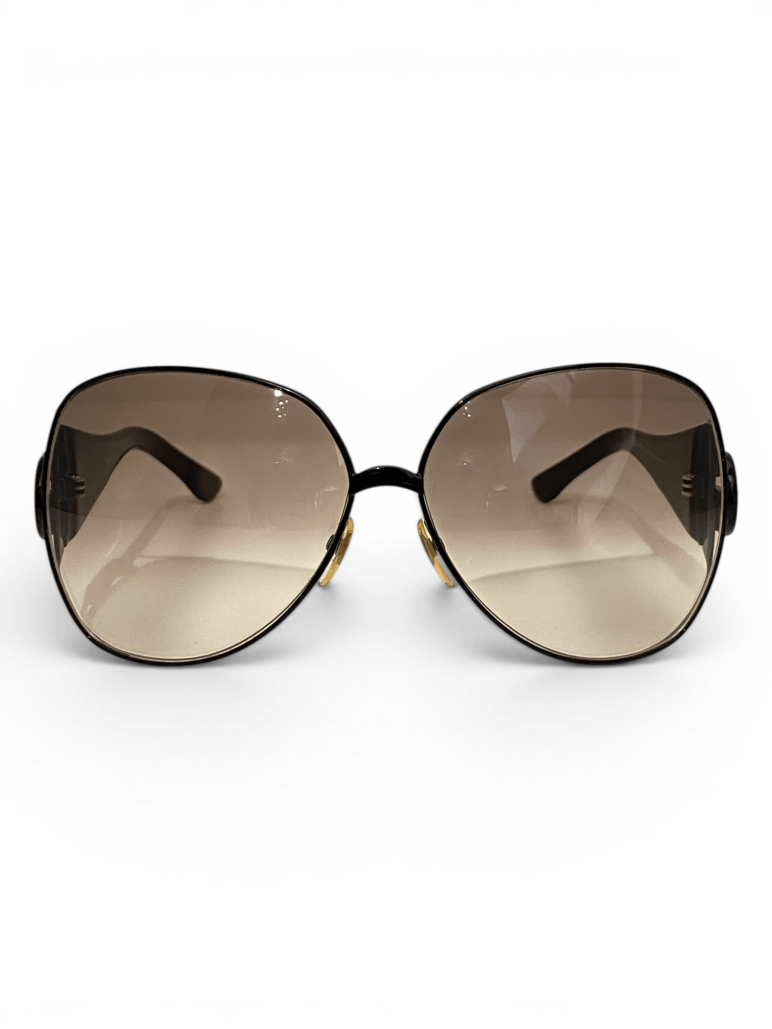 Gucci Gucci x Tom Ford GG Logo Black Oversized Sunglasses Y2K Size ONE SIZE - 9 Thumbnail