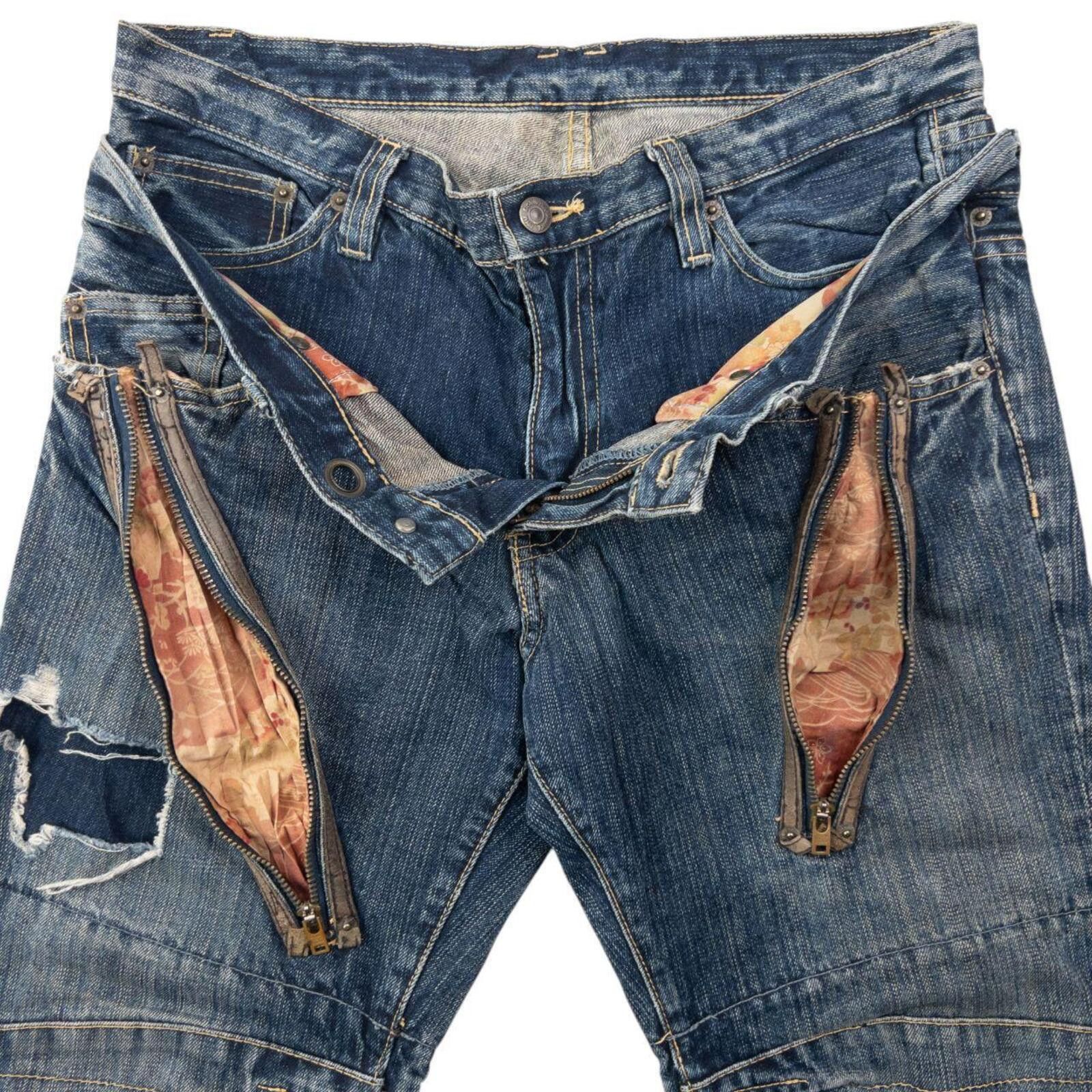 Other Vintage 2000s PPFM Layered Denim Jeans Size W32 Size US 34 / EU 50 - 2 Thumbnail