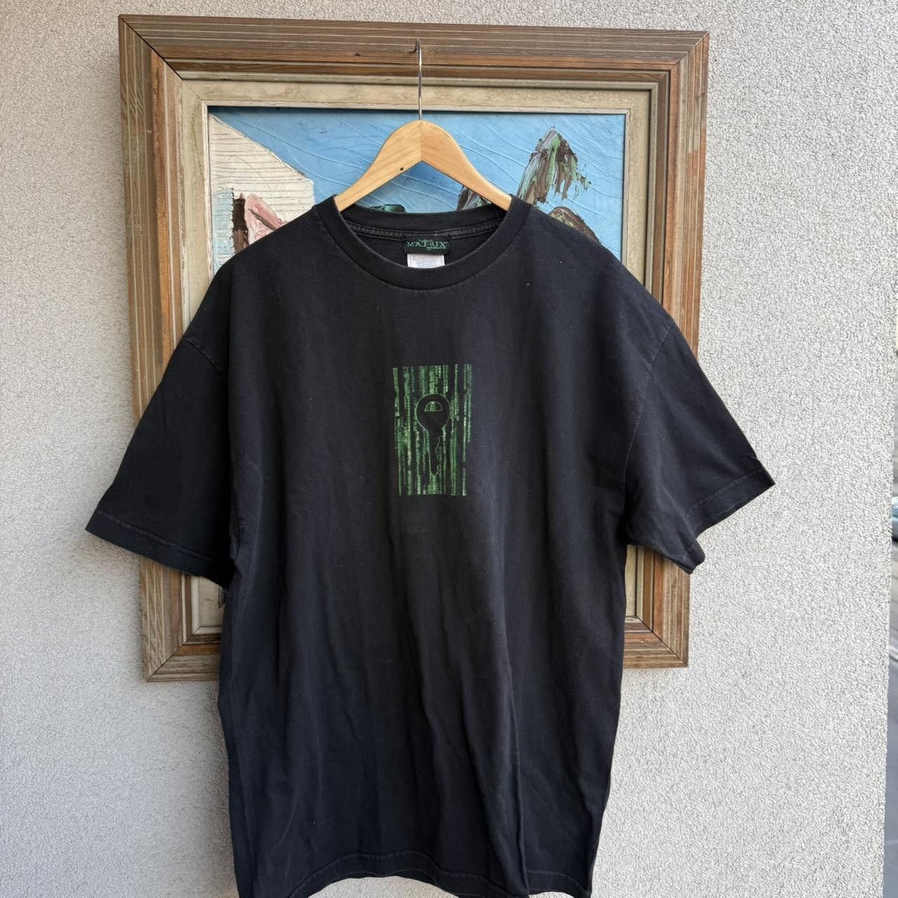 Vintage Vintage 90s Matrix Movie Graphic black cotton tee Size XL Size US XL / EU 56 / 4 - 3 Thumbnail