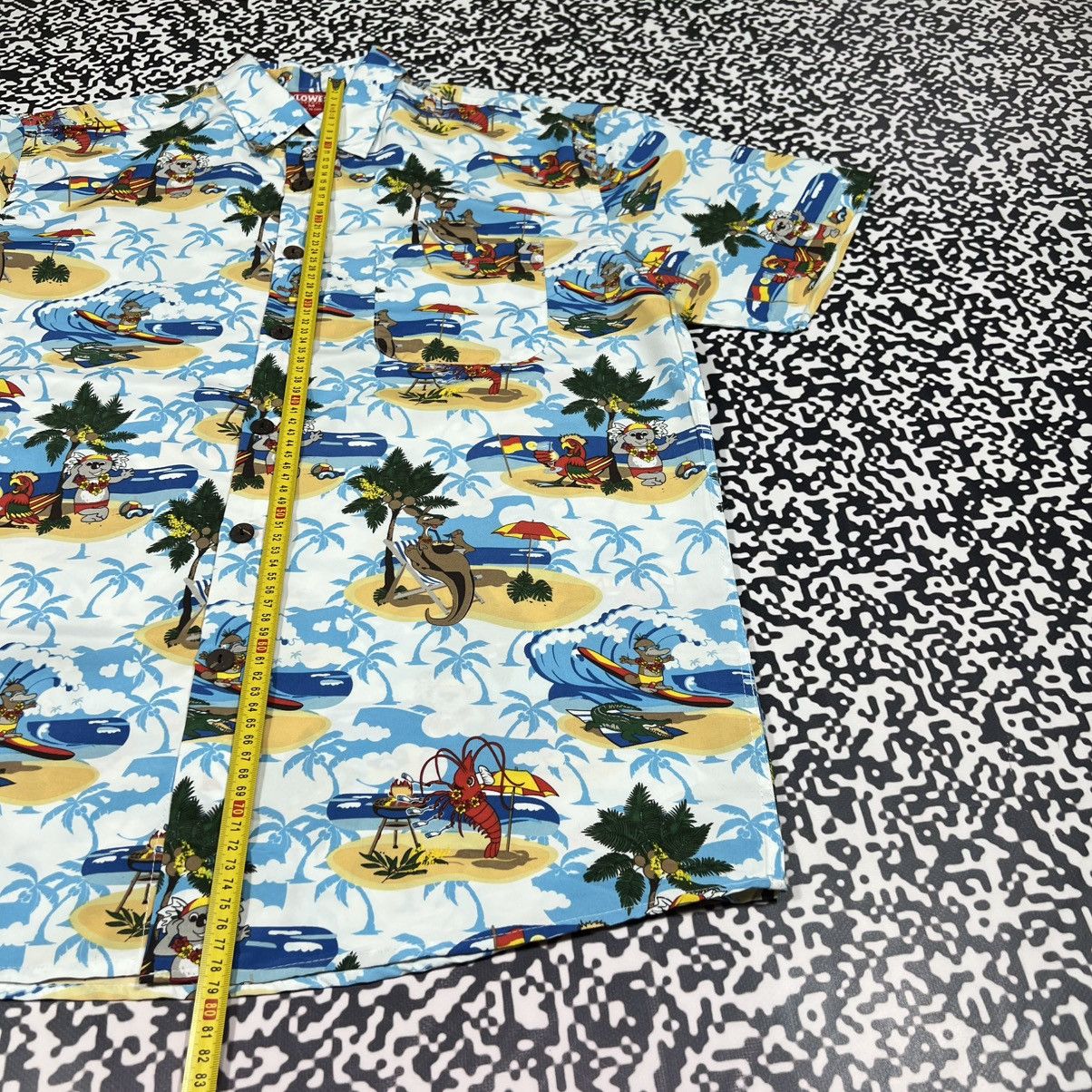 Vintage Vintage Y2K Lowes Australia Hawaiian Palm Surf Style Shirt Size US M / EU 48-50 / 2 - 15 Thumbnail