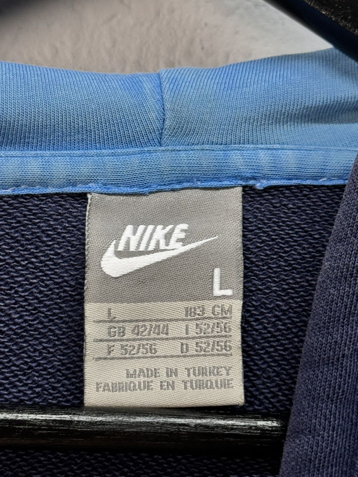 Nike × Vintage Vintage Nike Arsenal blue track jacket size XL logo Size US XL / EU 56 / 4 - 6 Thumbnail