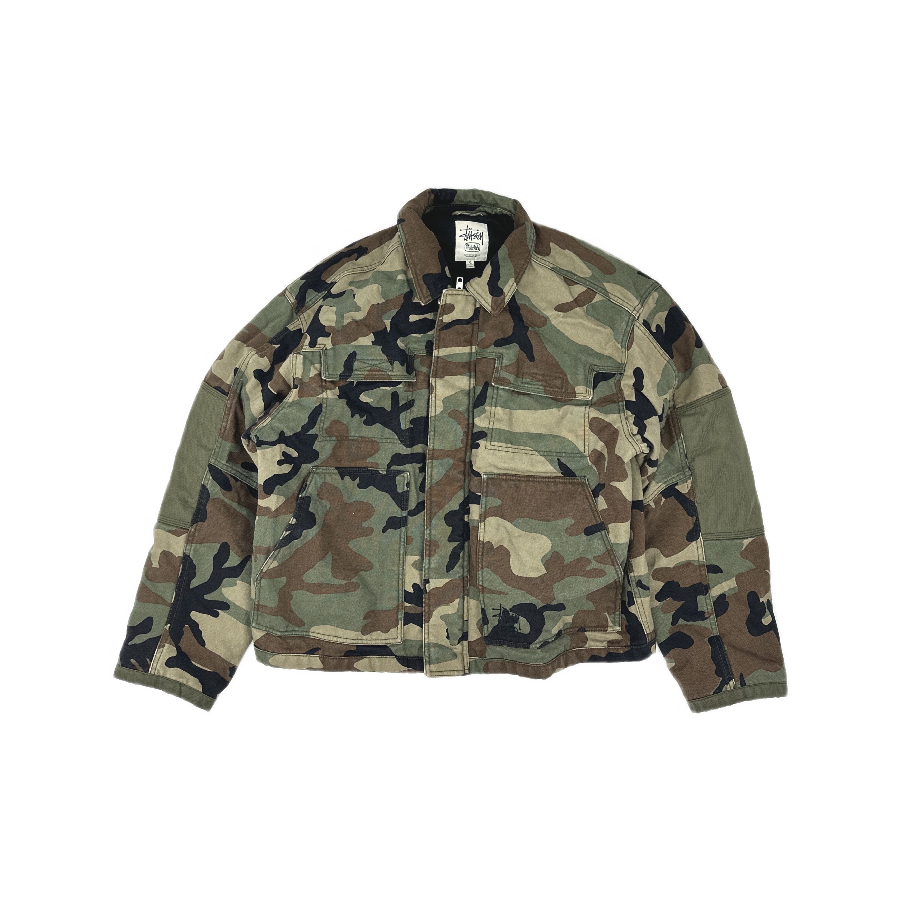Stussy Stussy Camo Quilted Jacket Size XL Size US XL / EU 56 / 4 - 1 Thumbnail