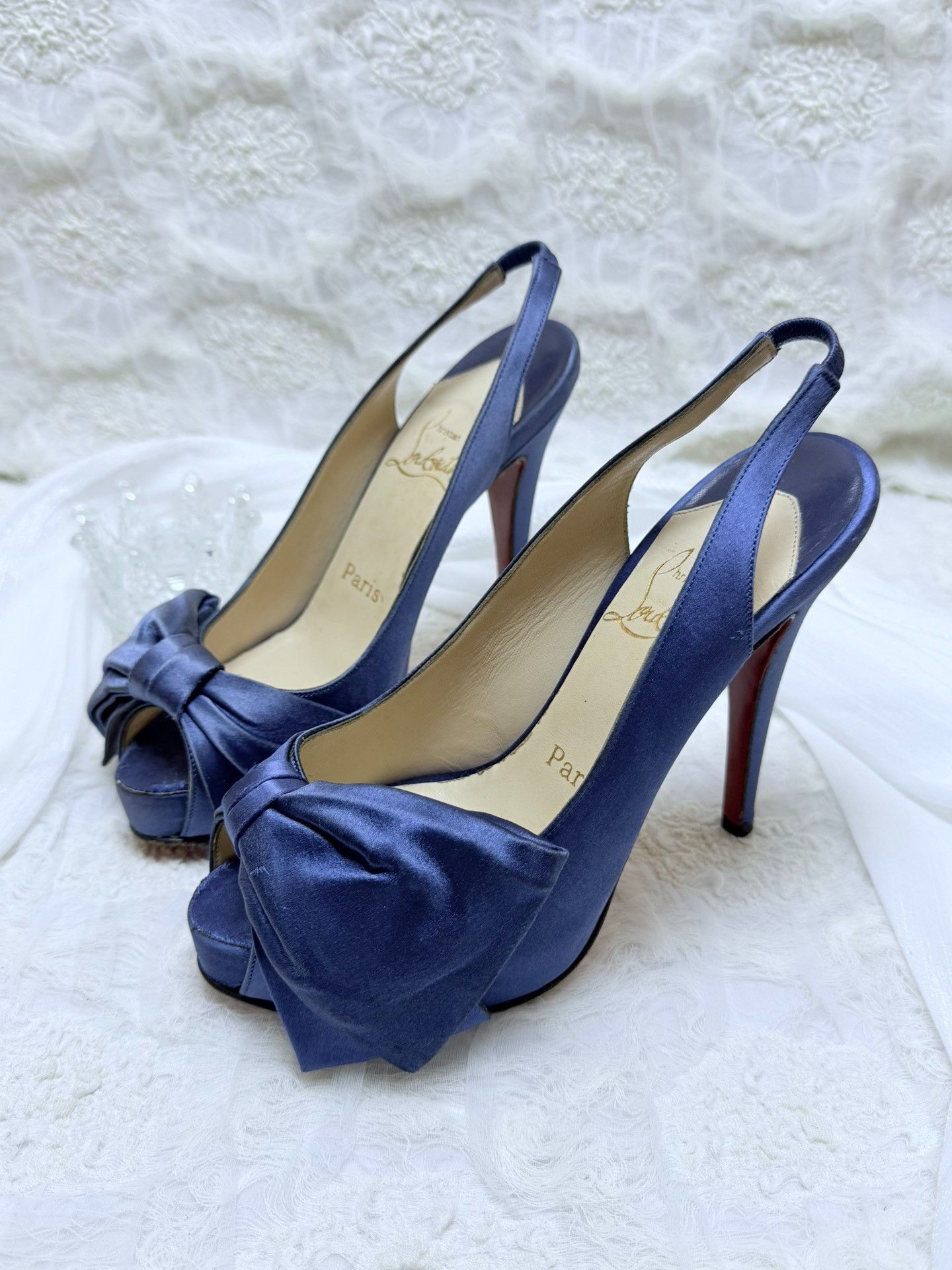 Christian Louboutin Christian Louboutin Blue Sandals us_5 Women Size US 5 / IT 35 - 1 Thumbnail
