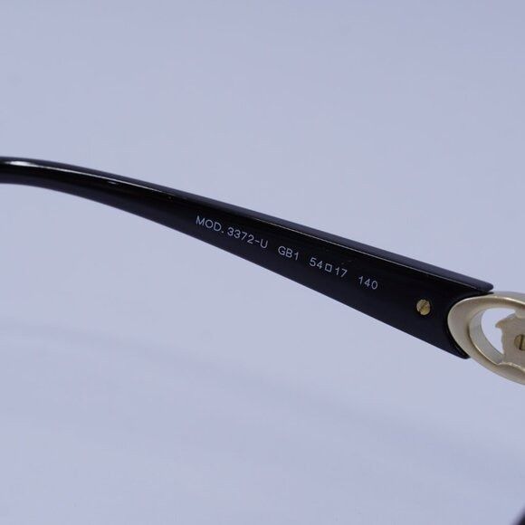 Versace Versace VE3372U GB1 Eyeglasses Shiny Black 54mm Cat Eye Size ONE SIZE - 8 Thumbnail
