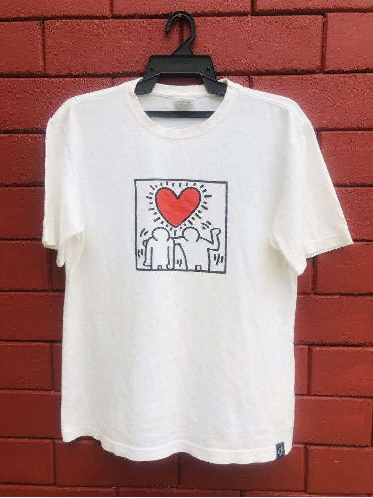 Japanese Brand × Keith Haring Vintage Keith Haring Loving Designer Fashion Style Size US M / EU 48-50 / 2 - 1 Thumbnail