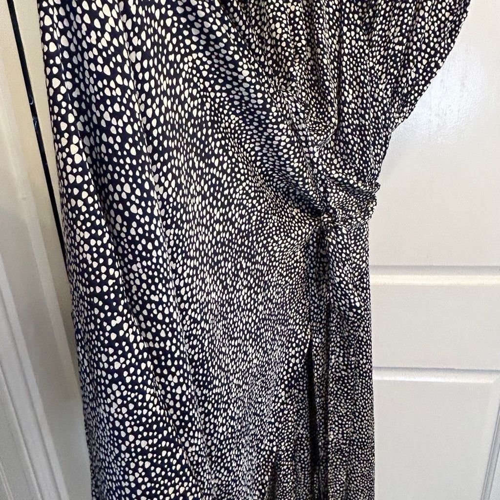 Threads 4 Thought Women's Threads 4 Thought Wrap Dress 2X blacK/White Size 3XL / US 20-22 - 4 Thumbnail