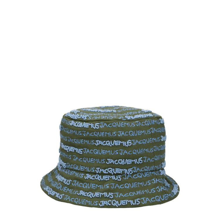 Jacquemus ob1o1e1124 Size: 58 / Cotton (Hat / Cap) in Green Size ONE SIZE - 1 Thumbnail