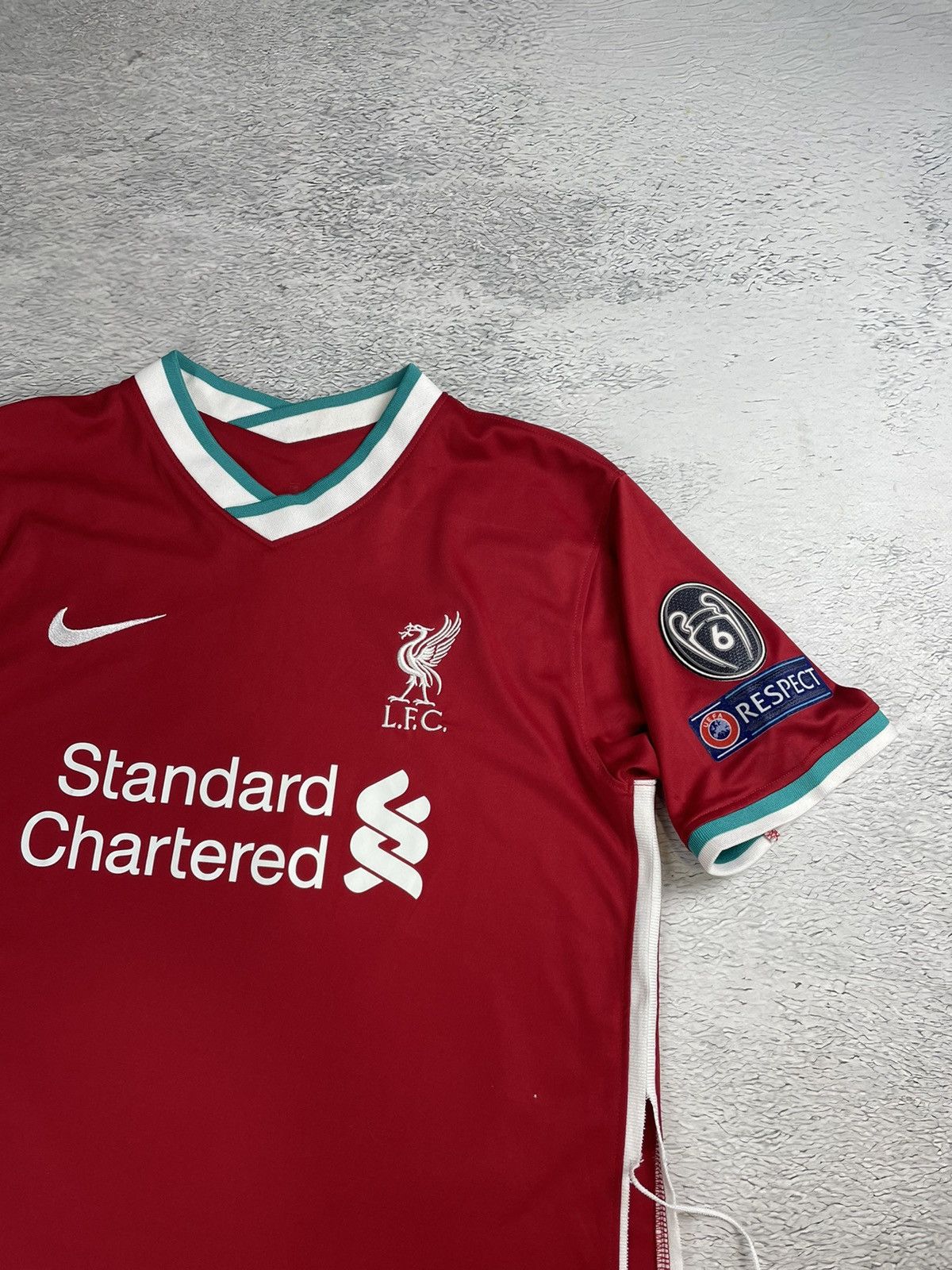 Nike × Vintage DIOGO J. Liverpool 2020/21 Nike Champions League Jersey y2k Size US M / EU 48-50 / 2 - 3 Thumbnail