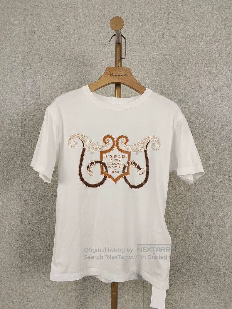 Hermes Hermes White short-sleeved T-shirt Size XXS / US 00 / IT 34 - 1 Thumbnail