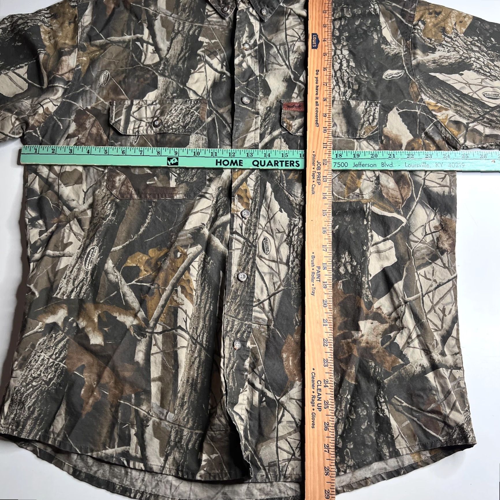 Vintage Woolrich Shirt Mens L Brown Realtree Camo Short Sleeve Button Up Hunting Outdoor Size US L / EU 52-54 / 3 - 6 Thumbnail
