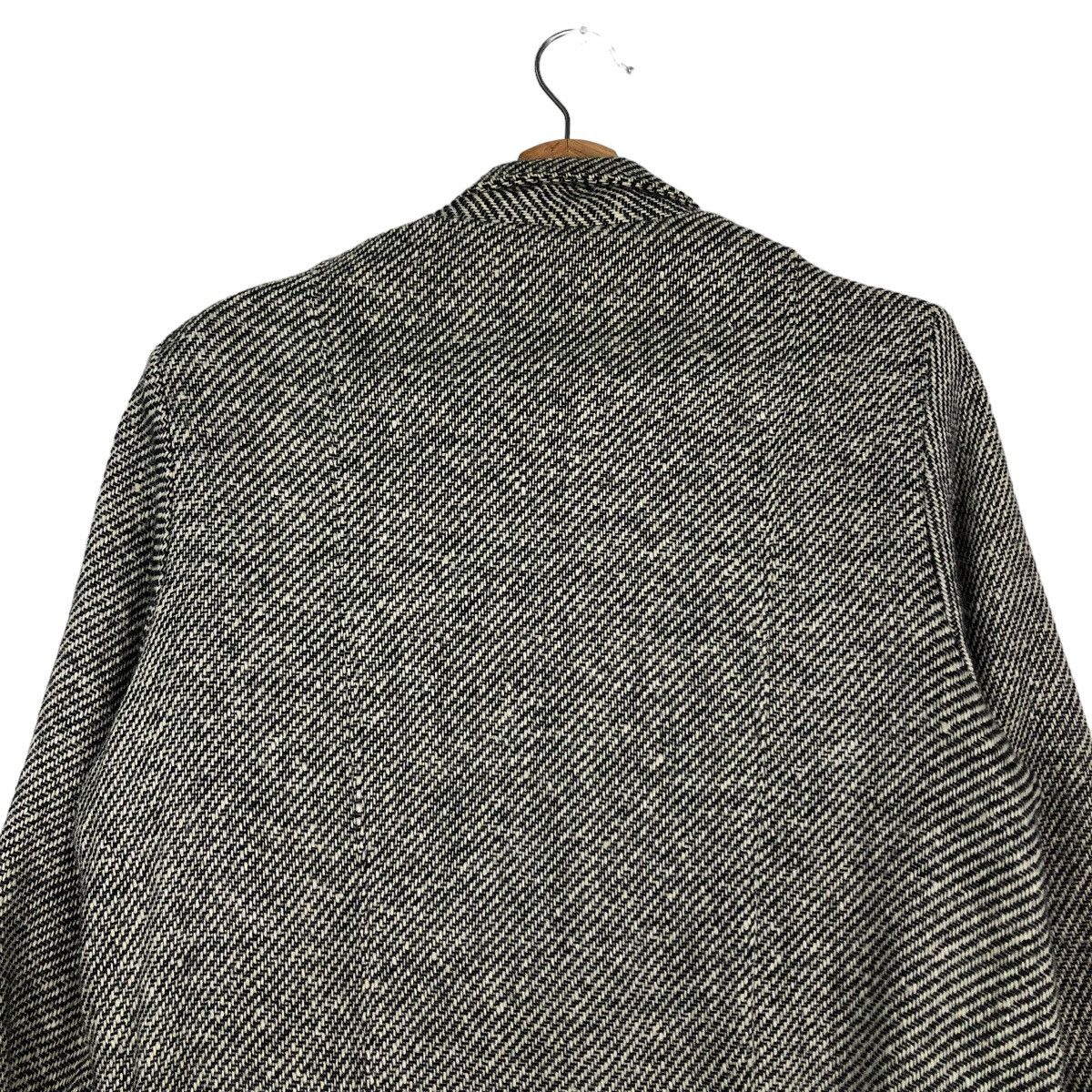 Japanese Brand 🔥VINTAGE BIKER JACKET WOOL BUCKLE HERRINGBONE ISSEY MIYAKE Size US M / EU 48-50 / 2 - 9 Thumbnail