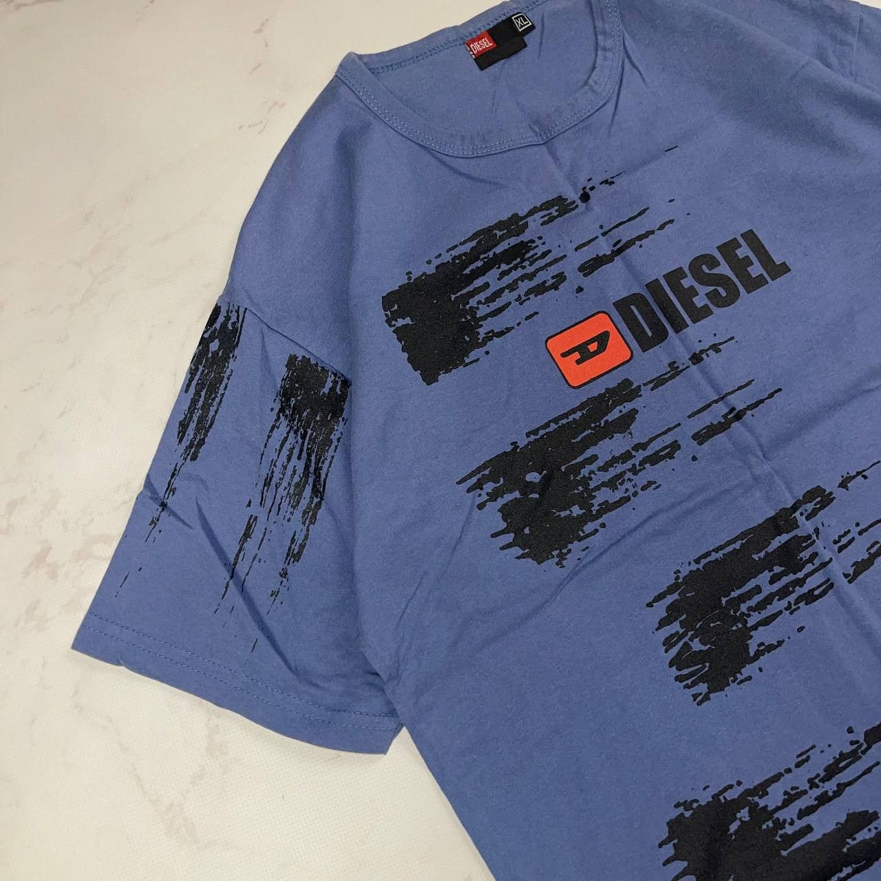 Vintage Diesel Vintage Diesel y2k big logo T Shirt 90's Size XL Size US XL / EU 56 / 4 - 3 Thumbnail
