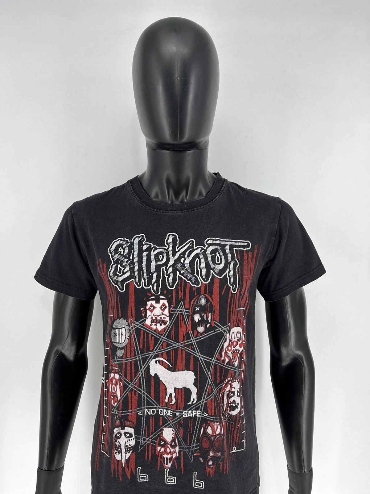 Band Tees × Vintage Vintage Slipknot Satan 666 Graphic Tee T-shirt Y2K 2000s Size US S / EU 44-46 / 1 - 1 Thumbnail