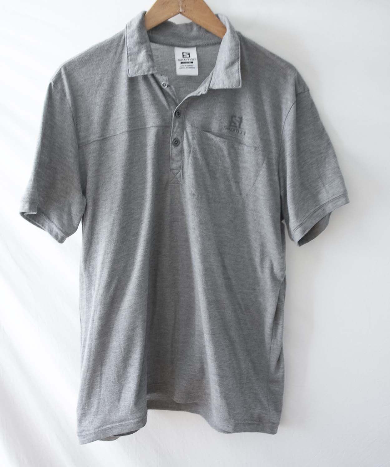 Salomon Salomon Polo Size XL Pale Gray Size US XL / EU 56 / 4 - 1 Thumbnail
