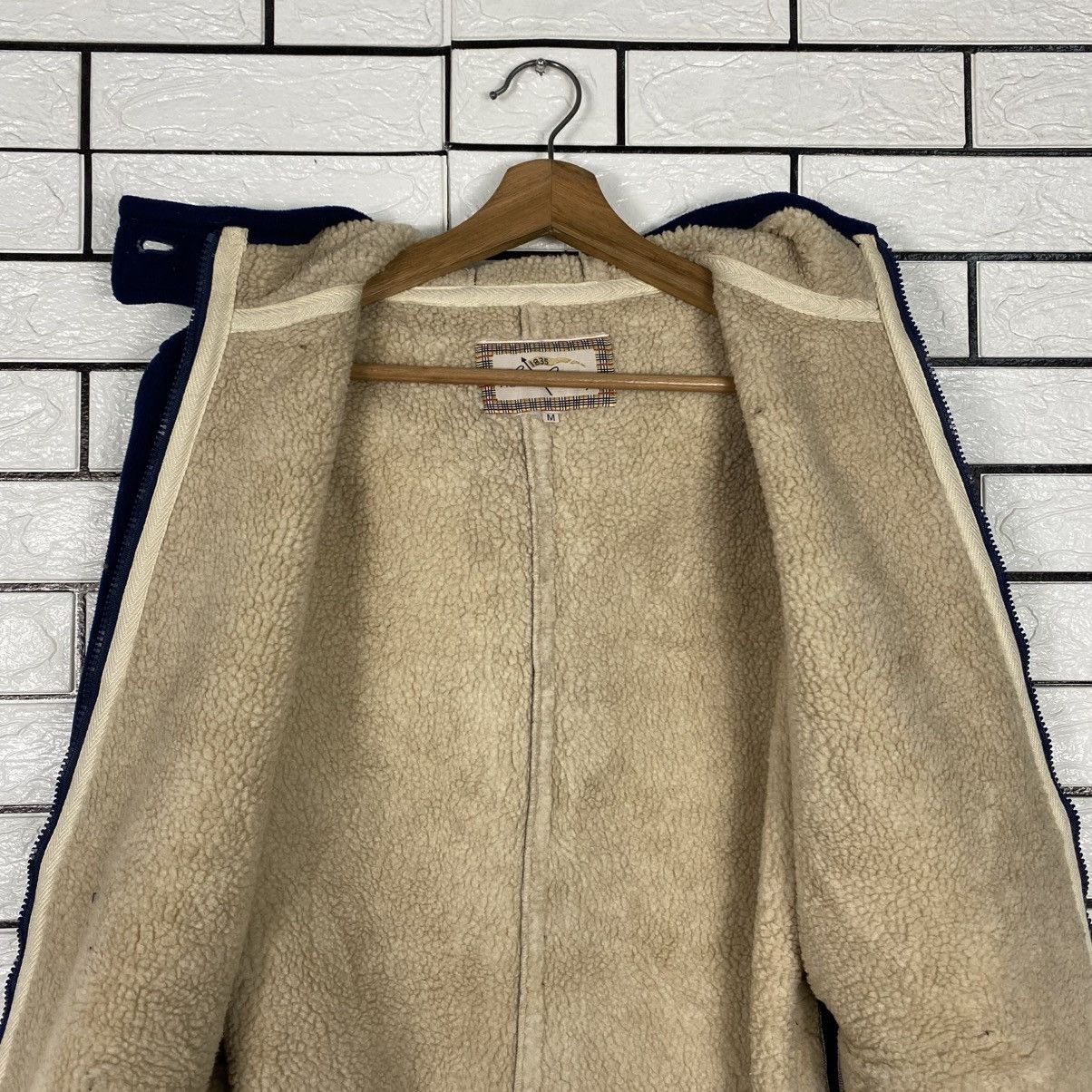 Burberry Vintage Thomas Burberry Wool Jacket Blanket Shearling Size US M / EU 48-50 / 2 - 15 Thumbnail