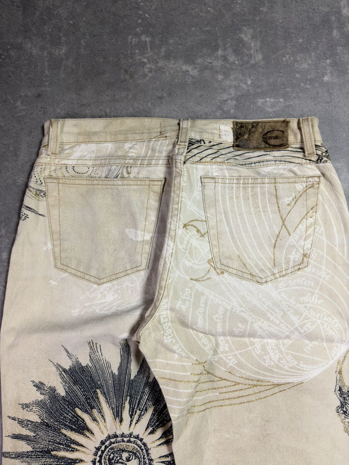 Just Cavalli AW03 Just Cavalli Astrology Zodiac Printed Denim Jeans 28 Size US 28 / EU 44 - 14 Thumbnail