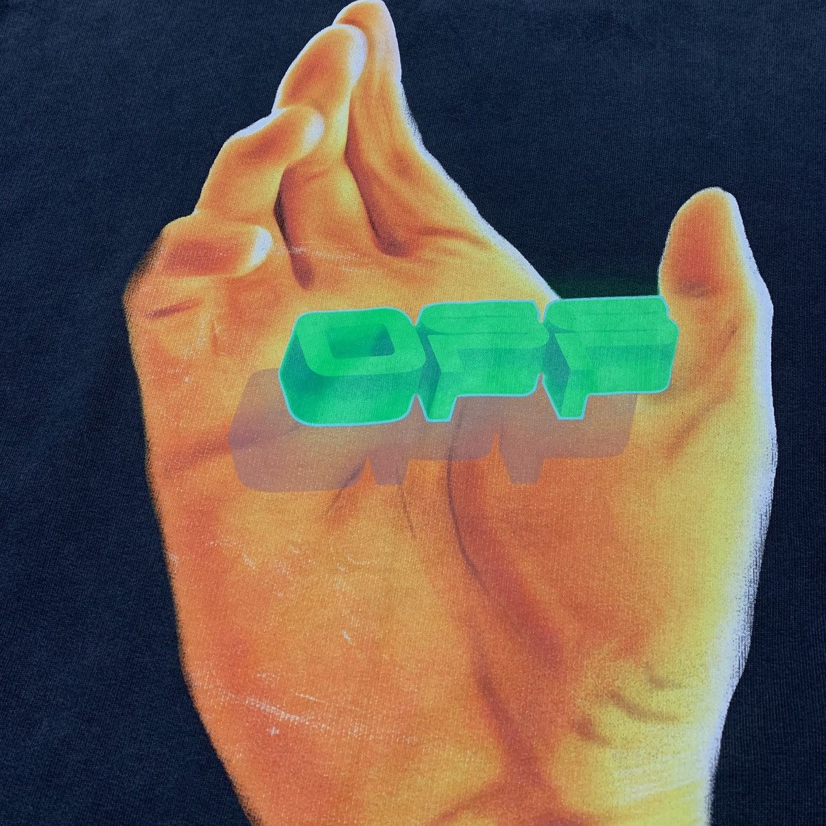 Off-White Off White Medium Hand Logo Off Black Sweatshirt Virgil Abloh Size US M / EU 48-50 / 2 - 3 Thumbnail