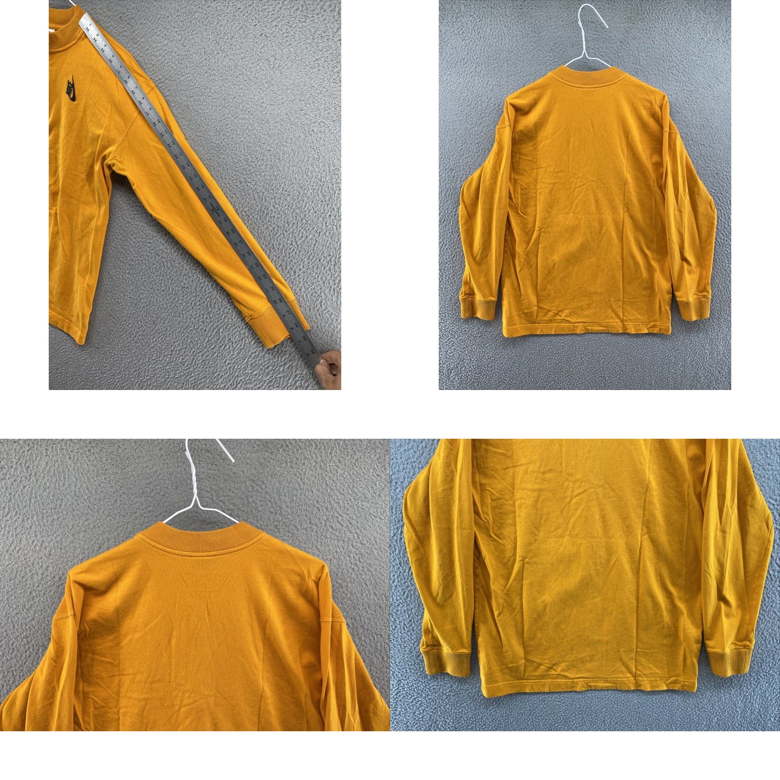 Nike Nike Lab Collection Women’s Mock Neck 1/4 Zip Yellow Top Small Nike Dri-FIT Activewear Shirt Pullover Womens Workout Athletic 923830 Size S / US 4 / IT 40 - 8 Thumbnail