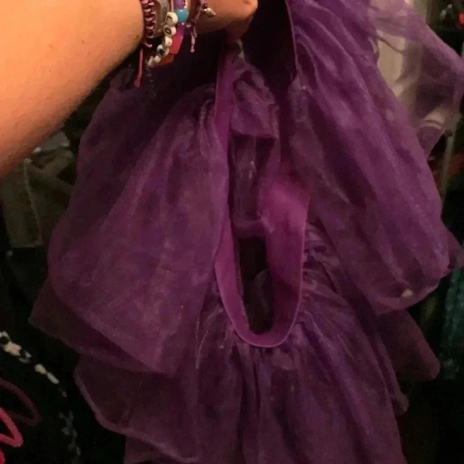 Designer Purple tutu peticoats Halloween Size ONE SIZE - 2 Thumbnail