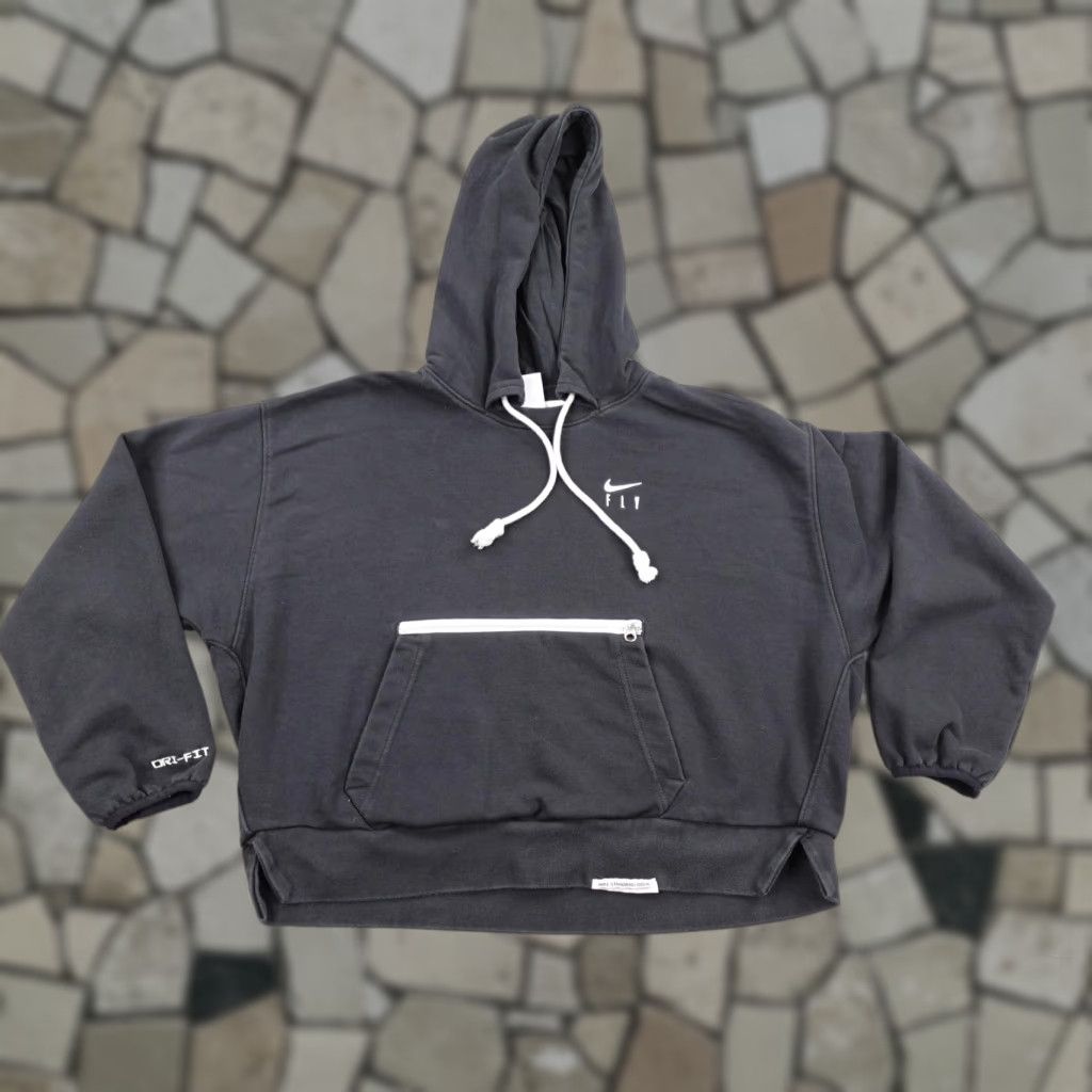 Nike Nike Hoodie Womens Medium Black Dri Fit Swoosh Fly Standard Issue Sweatshirt Size M / US 6-8 / IT 42-44 - 1 Thumbnail