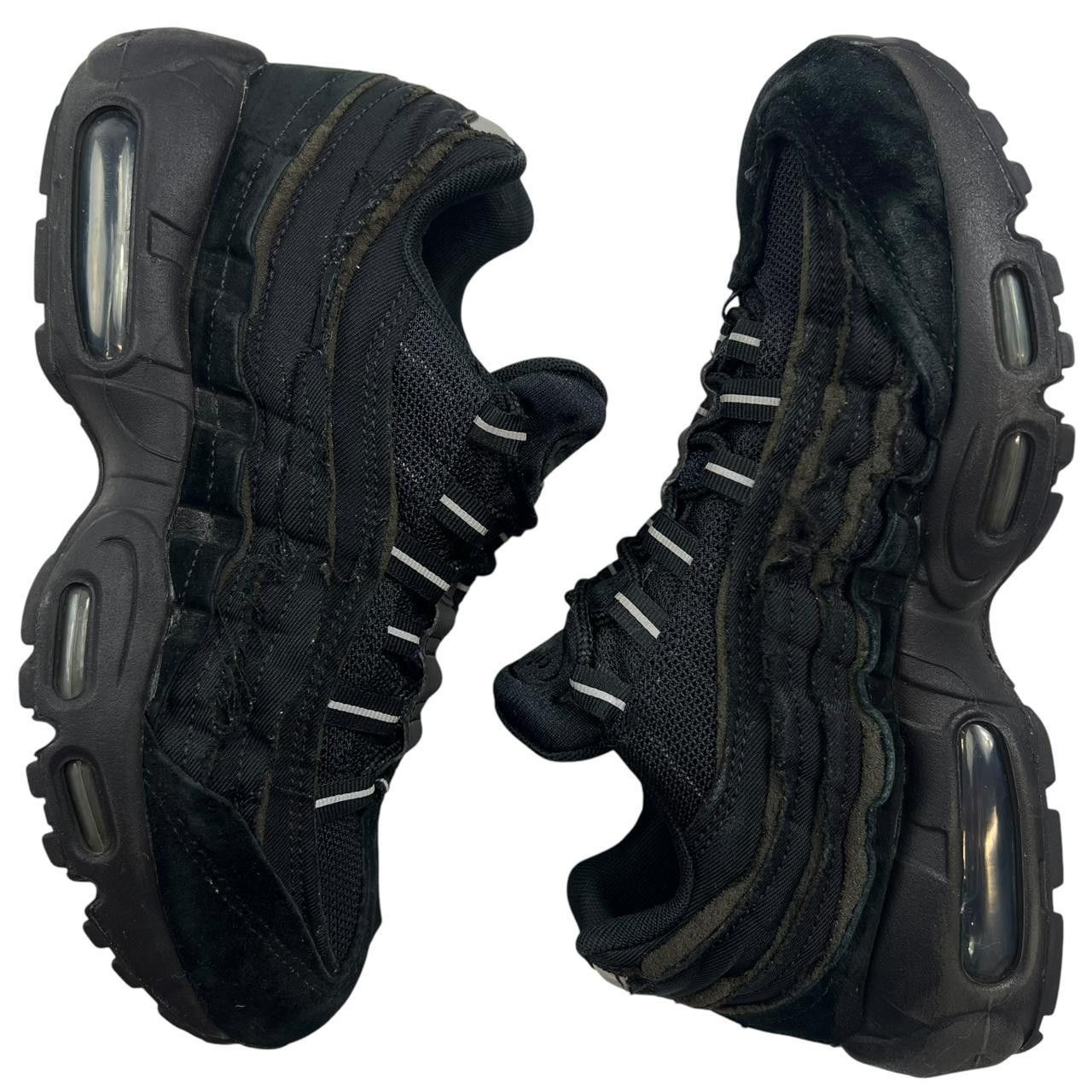 Comme des Garcons × Nike Nike x CDG Air Max 95 Black - Size UK 5.5 / US 6 / EU 38.5 Size US 6 / EU 39 - 3 Thumbnail