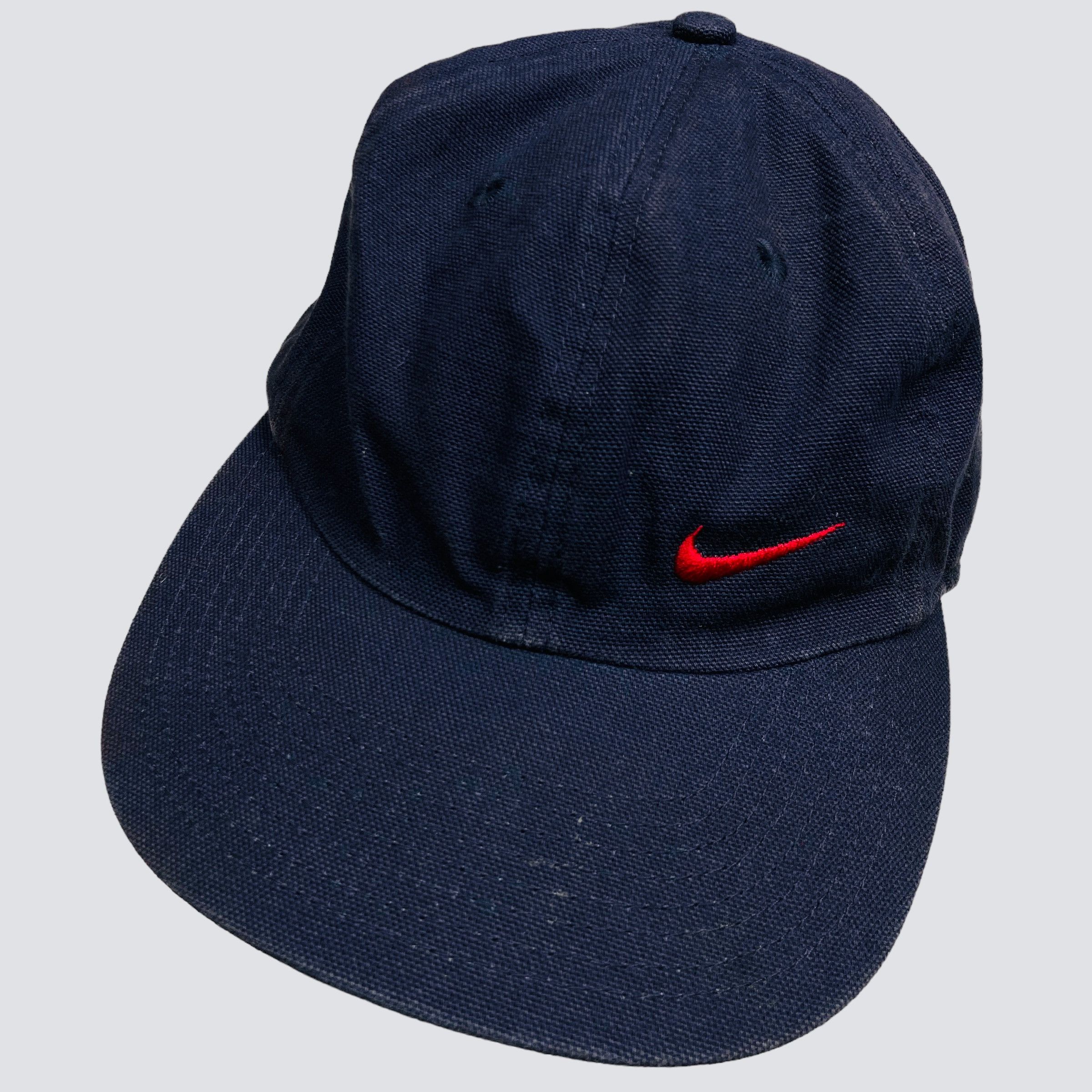 Nike 1990s NIKE DOUBLE SWOOSH RARE CAP - № 4131 Size ONE SIZE - 2 Thumbnail