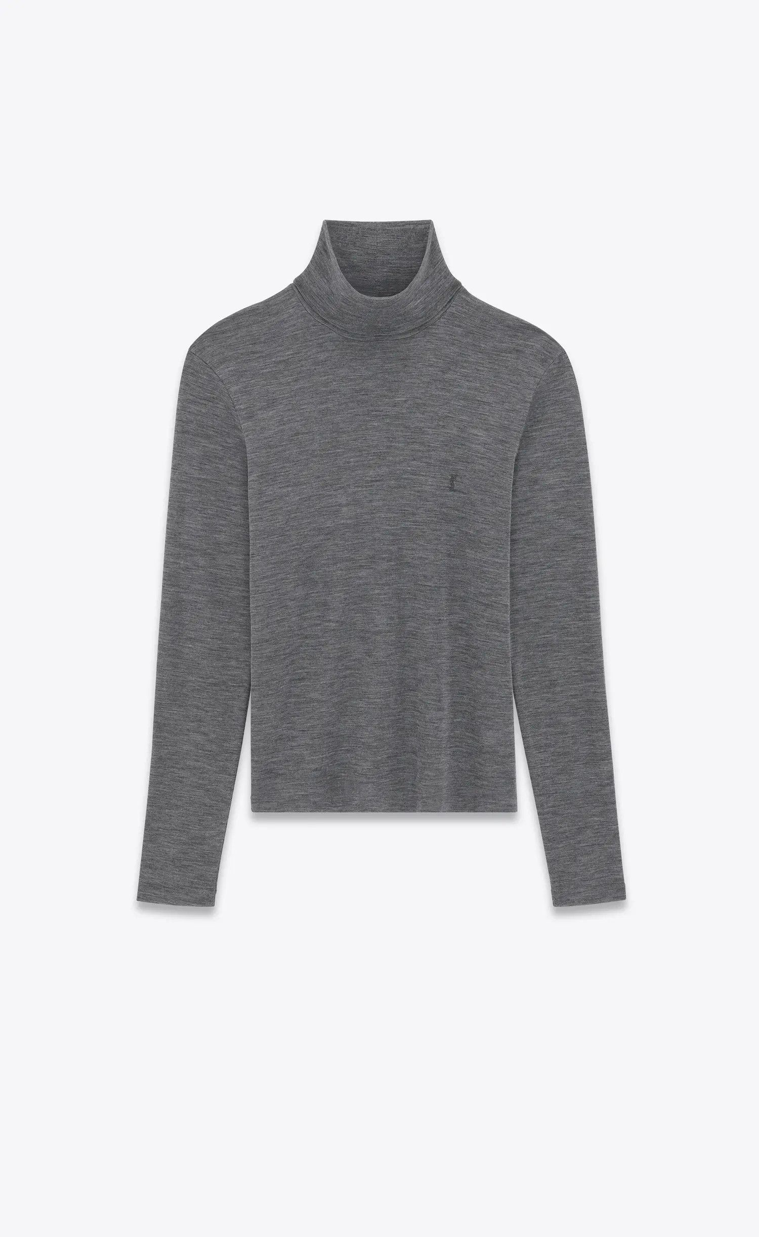 Saint Laurent Paris o1s1wg110125 752477 Cassandre Turtleneck in Wool Sweater Size US XXL / EU 58 / 5 - 1 Thumbnail