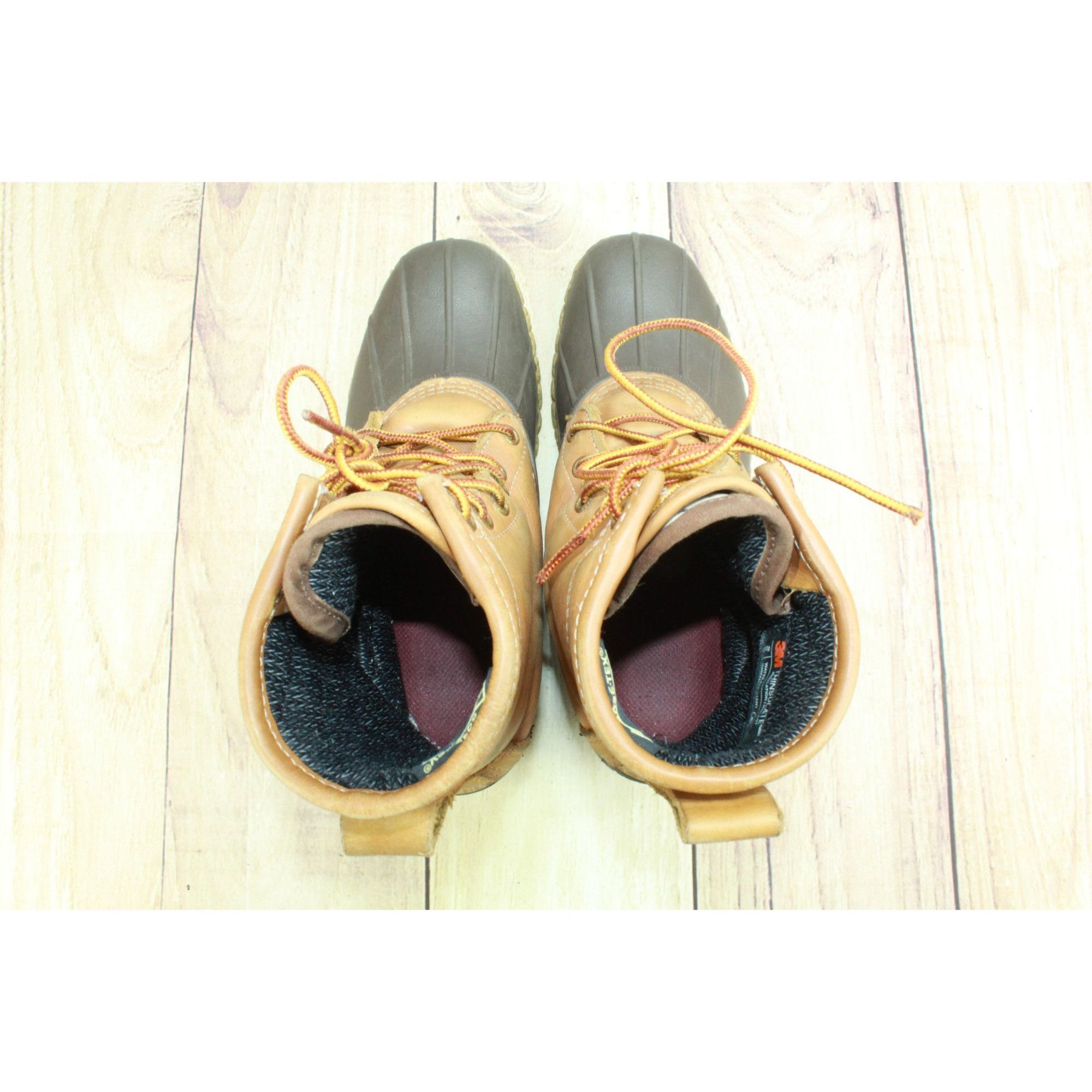 Goretex LL Bean Leather 8" Goretex Insulated Ankle Duck Boots Size US 7 / IT 37 - 7 Thumbnail