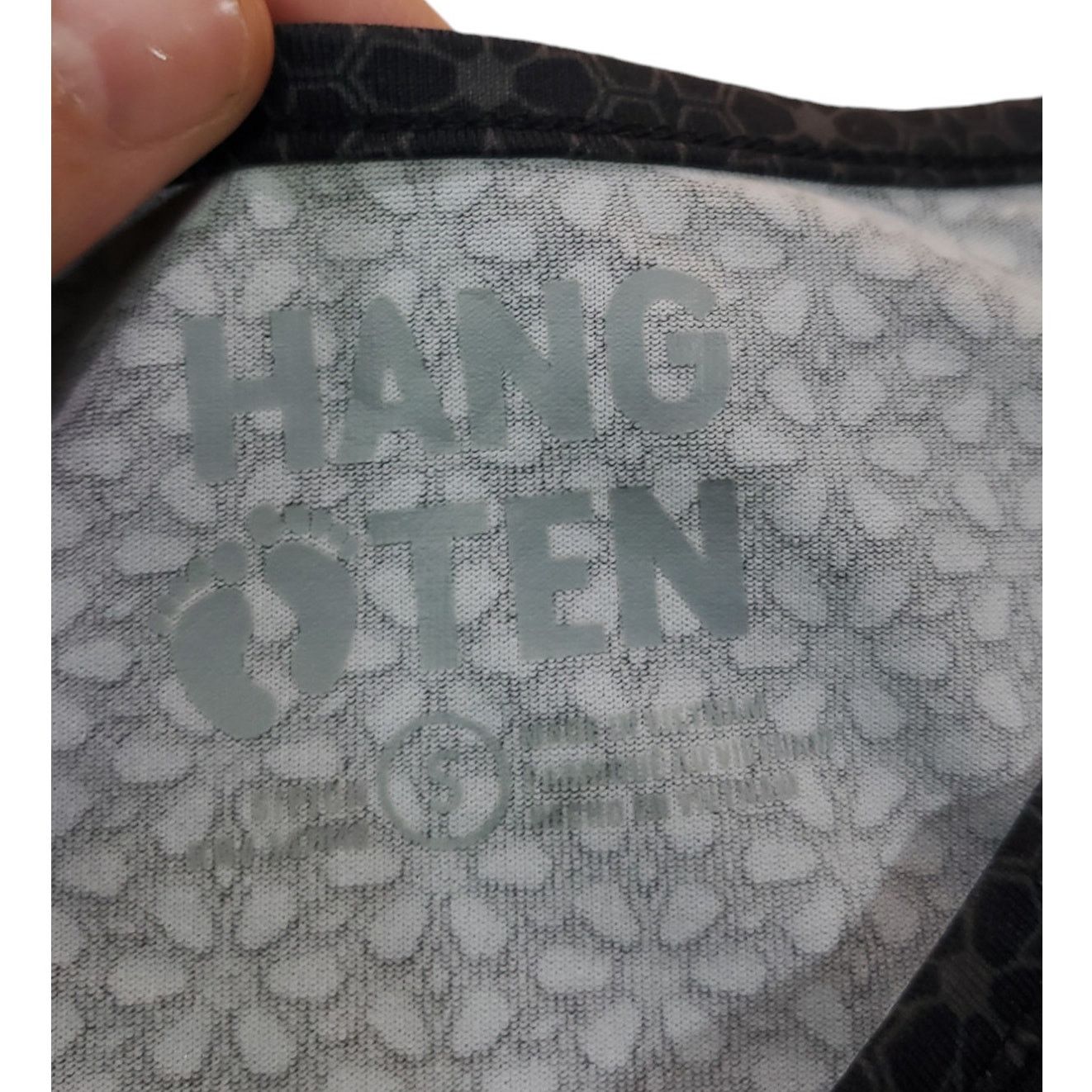 Hang Ten Hang Ten | Black & Grey Daisy Print Rash Guard | Size Small Size S / US 4 / IT 40 - 4 Thumbnail