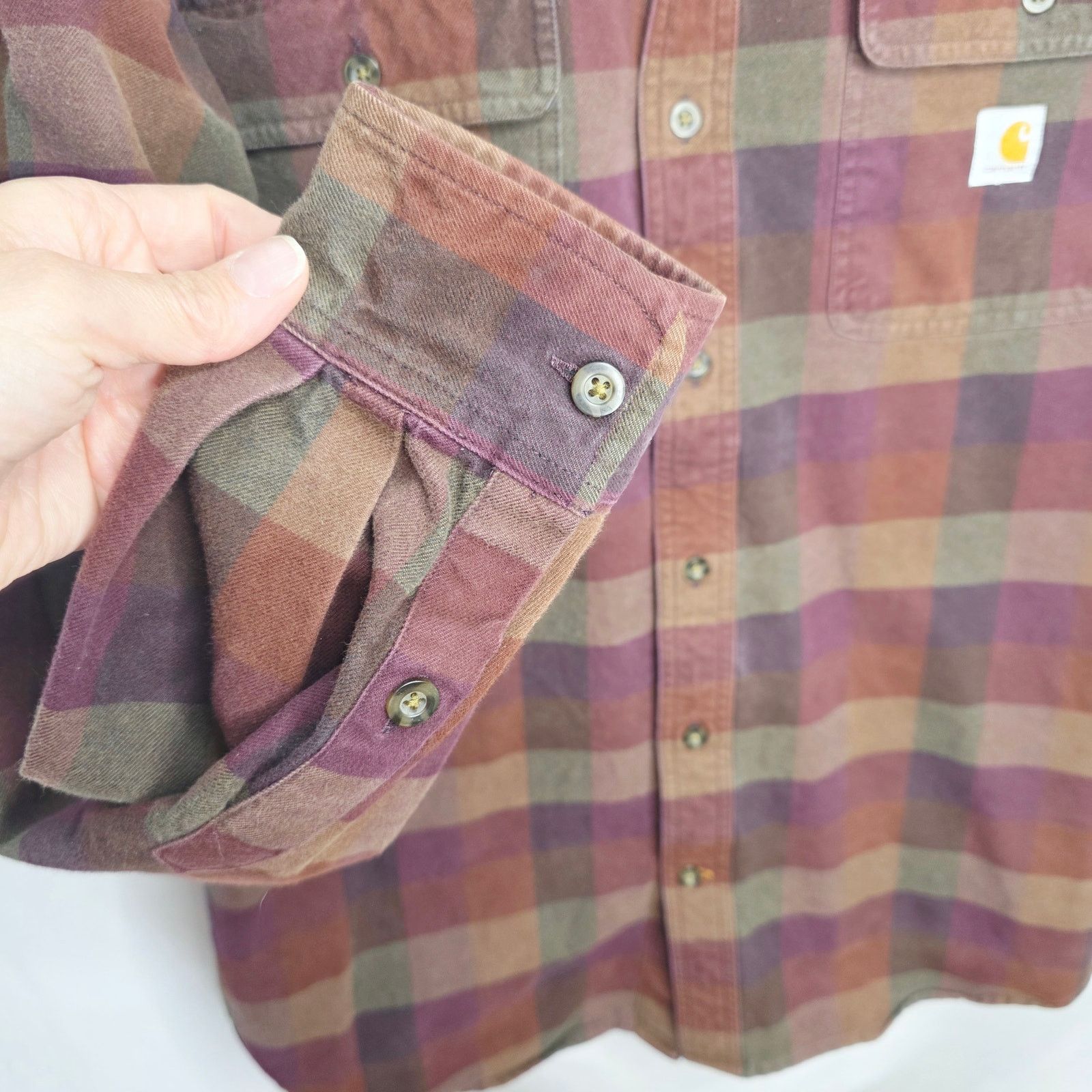 Carhartt Carhartt Loose Fit Long Sleeve Button Front Men's Shirt Size US M / EU 48-50 / 2 - 11 Thumbnail