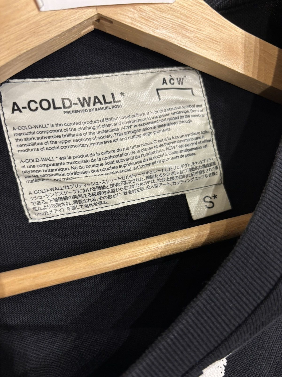 A-COLD-WALL* A Cold Wall Abstract LS Shirt Size US S / EU 44-46 / 1 - 3 Thumbnail