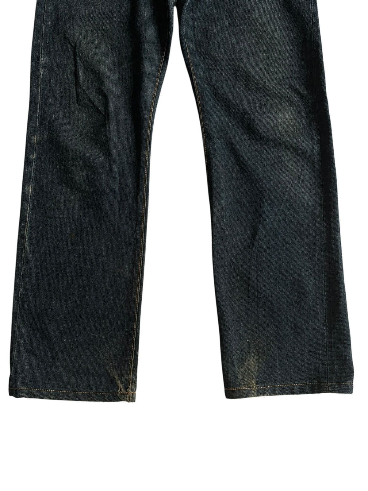 R.Newbold R.NEWBOLD SELVEDGE BUCKLE BACK JAPANESE DISTRESSED DENIM Size US 32 / EU 48 - 11 Thumbnail