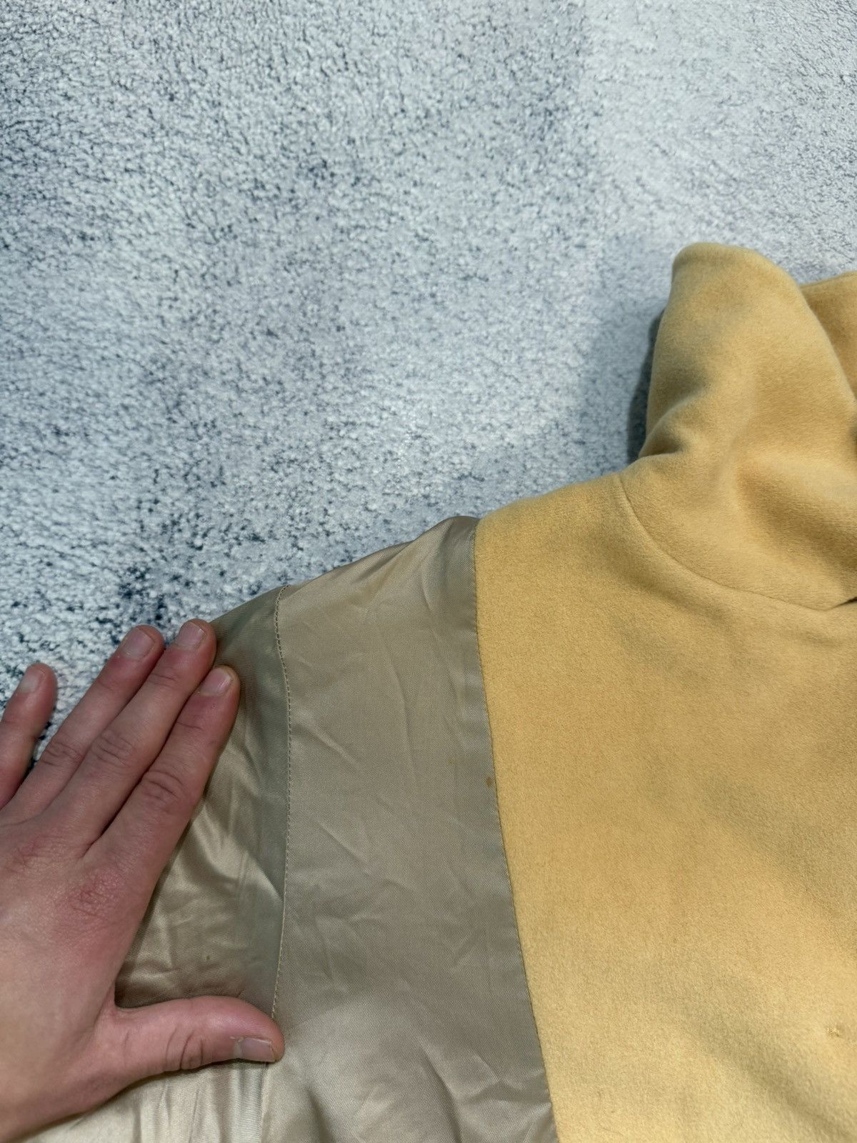 Jil Sander Jil Sander Wool Angora Yellow Coat Made in Italy Size 36 /S Size S / US 4 / IT 40 - 21 Thumbnail