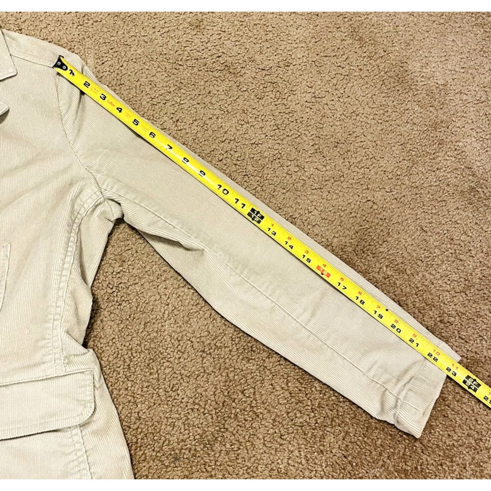 Eddie Bauer Eddie Bauer Blazer Corduroy Jacket Tan Beige Women's Size 4 Cotton Blend Pre-owned Jacket Size S / US 4 / IT 40 - 5 Thumbnail