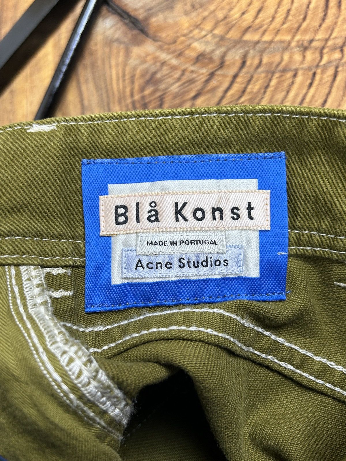 Acne Studios BNWT Acne Studios Bla Konst Dive Dye Belted Denim Skirt 38 Size 26" / US 2 / IT 38 - 7 Thumbnail