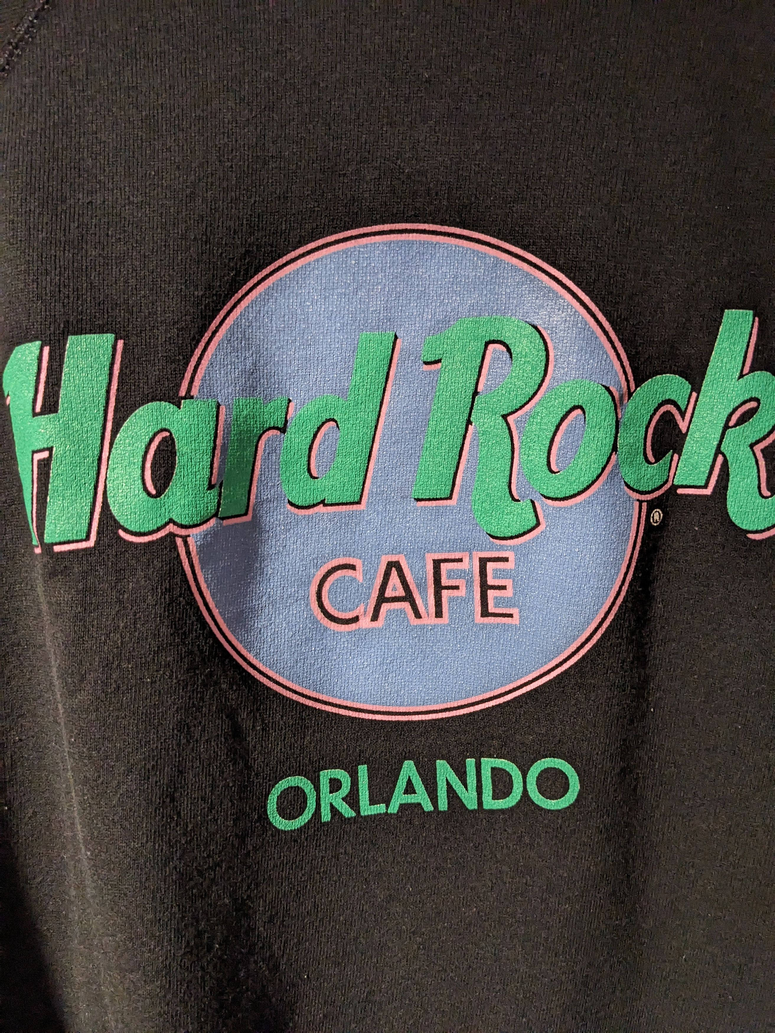 Hard Rock Cafe × Vintage Vintage 90s Hard Rock Cafe Orlando Logo X-Large Sweatshirt Size US XL / EU 56 / 4 - 2 Thumbnail