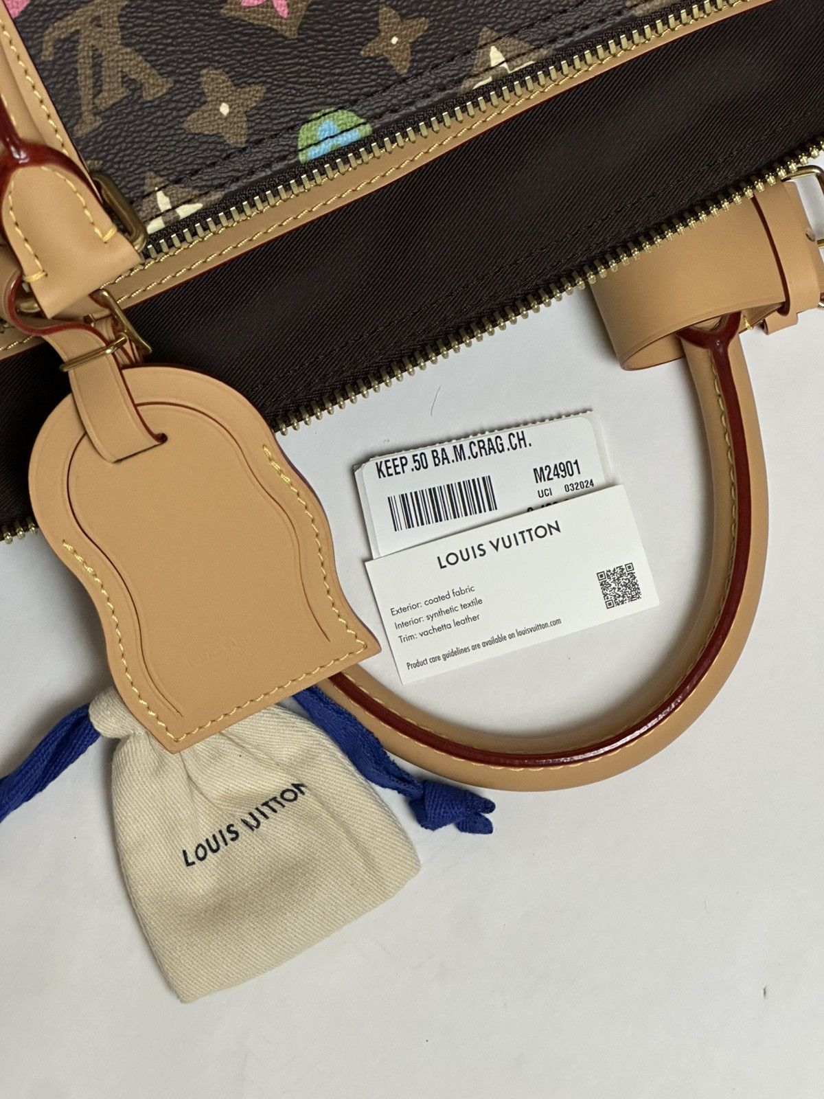 Louis Vuitton × Tyler The Creator louis vuitton tyler the creator craggy monogram keepall 50 Size ONE SIZE - 18 Thumbnail