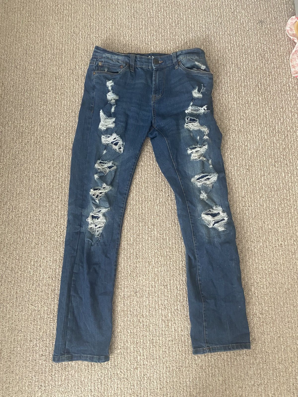 Aeropostale × Vintage Blue ripped Aeropostale Size US 32 / EU 48 - 1 Thumbnail
