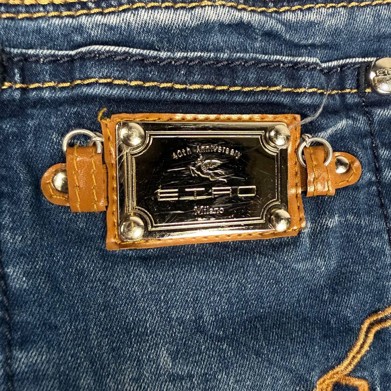 Etro ETRO MILANO BLUE DENIM JEANS Size 29" - 6 Thumbnail
