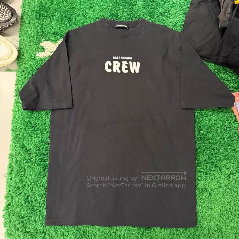 Balenciaga Balenciaga Crew Short Sleeve Size US S / EU 44-46 / 1 - 5 Thumbnail