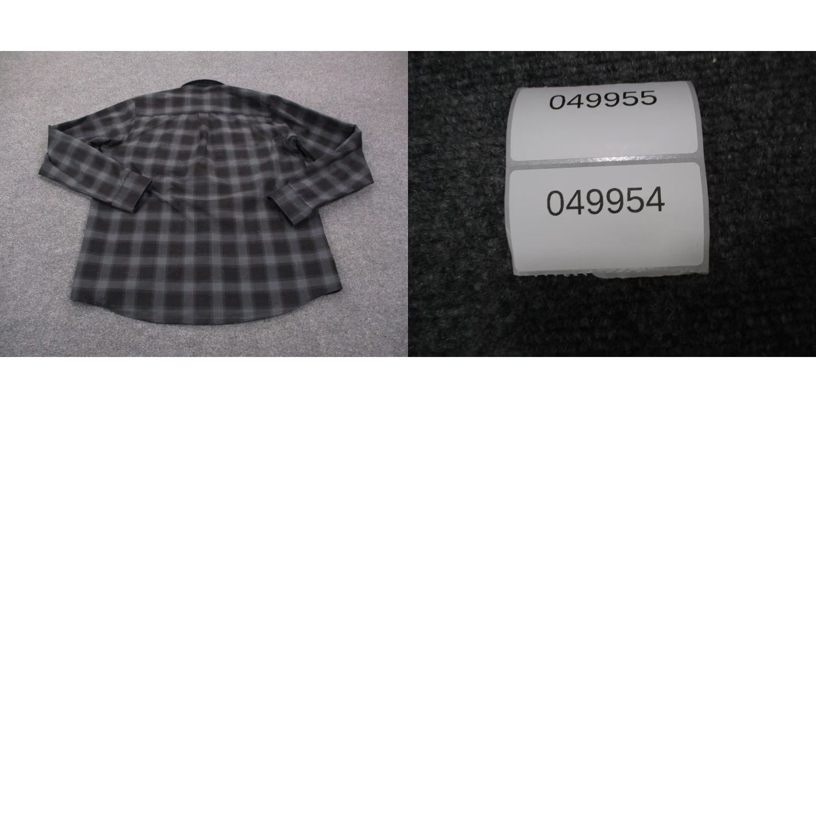 Logo 7 Dixons Shirt Mens 2XLT Plaid Al Dixons Button-Up Big & Tall 2XLT Gray Long Sleeve Pocket Wool? Size US XXL / EU 58 / 5 - 9 Thumbnail