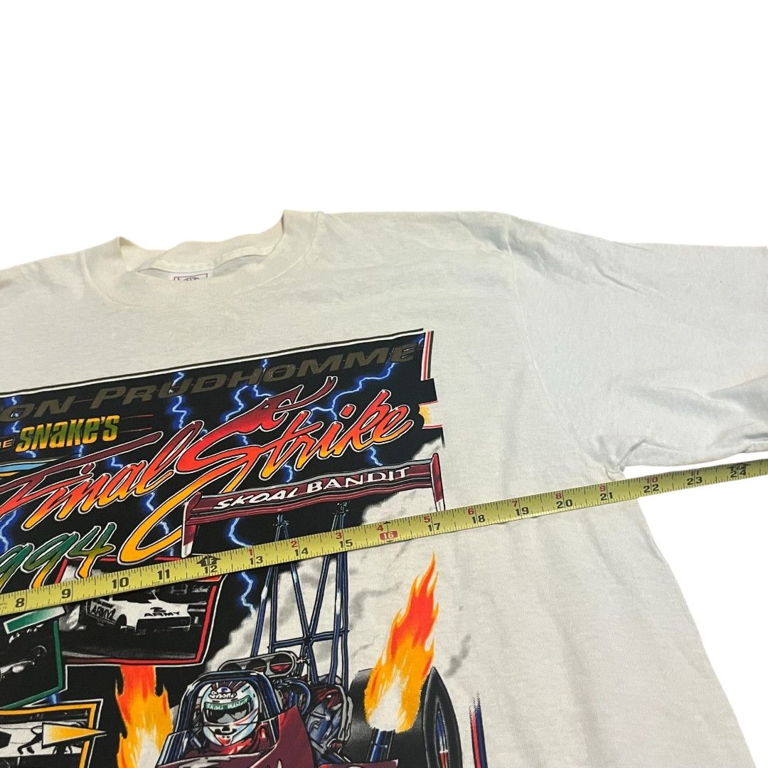 NASCAR × Vintage VINTAGE 1994 Don Prudhomme The Snake's Final Strike T Shirt Size US L / EU 52-54 / 3 - 5 Thumbnail