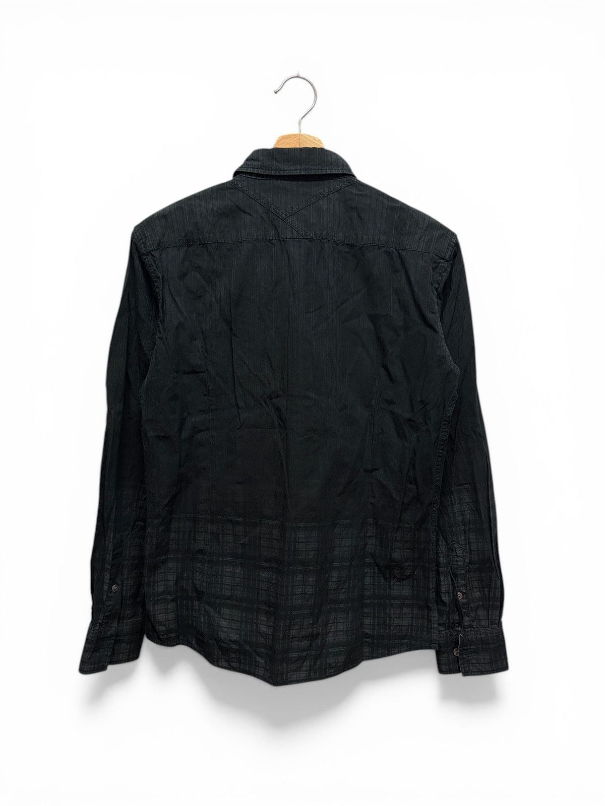 Tornado Mart Tornado Mart Stripe Checkered Long Sleeve Button Up Size US M / EU 48-50 / 2 - 2 Thumbnail