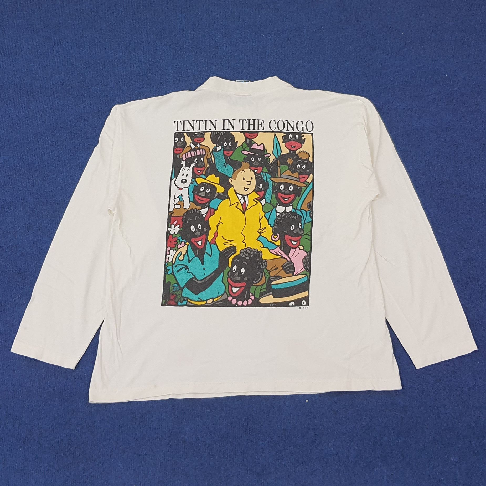 Other Vintage Adventure of TinTin Long Sleeve Tshirt C239N48 Size US L / EU 52-54 / 3 - 1 Thumbnail