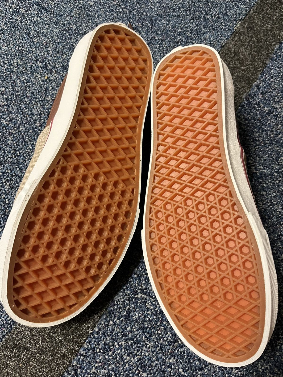 Vans Vans Era 59 Beige/Brown Leather & Canvas Sneakers Size US 8 / IT 38 - 7 Thumbnail
