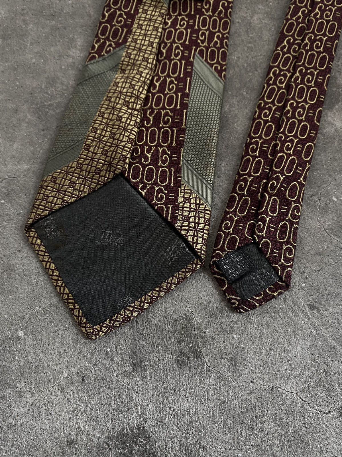 Jean Paul Gaultier Jean Paul Gaultier Money Printed Tie Size ONE SIZE - 4 Thumbnail