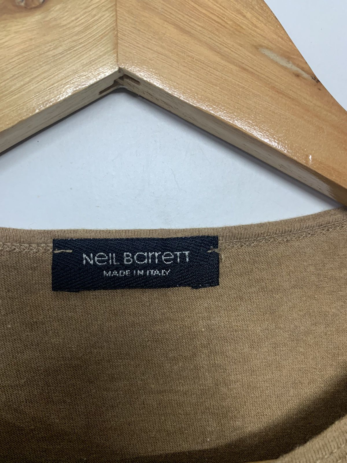 Neil Barrett Neil Barret Longsleeve Plain T Shirt Made in Italy Size US S / EU 44-46 / 1 - 5 Thumbnail