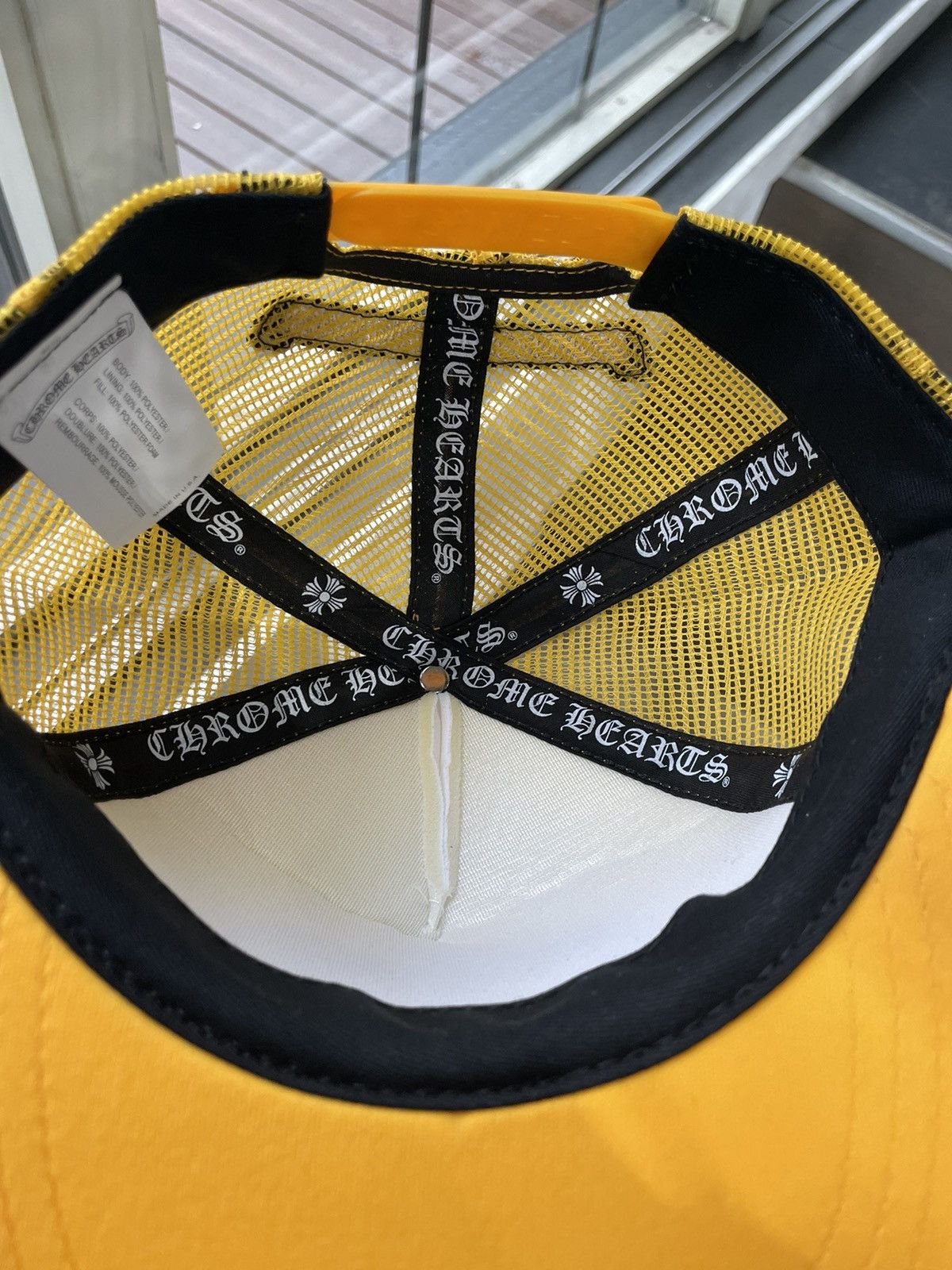 Chrome Hearts Chrome Hearts Camo Cemetery Trucker Hat Yellow Size ONE SIZE - 6 Thumbnail