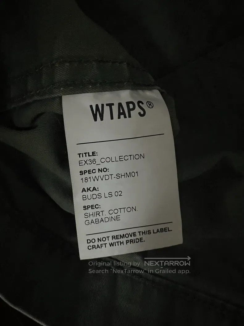 Wtaps Wtaps Washable military green shirt Size US M / EU 48-50 / 2 - 5 Thumbnail