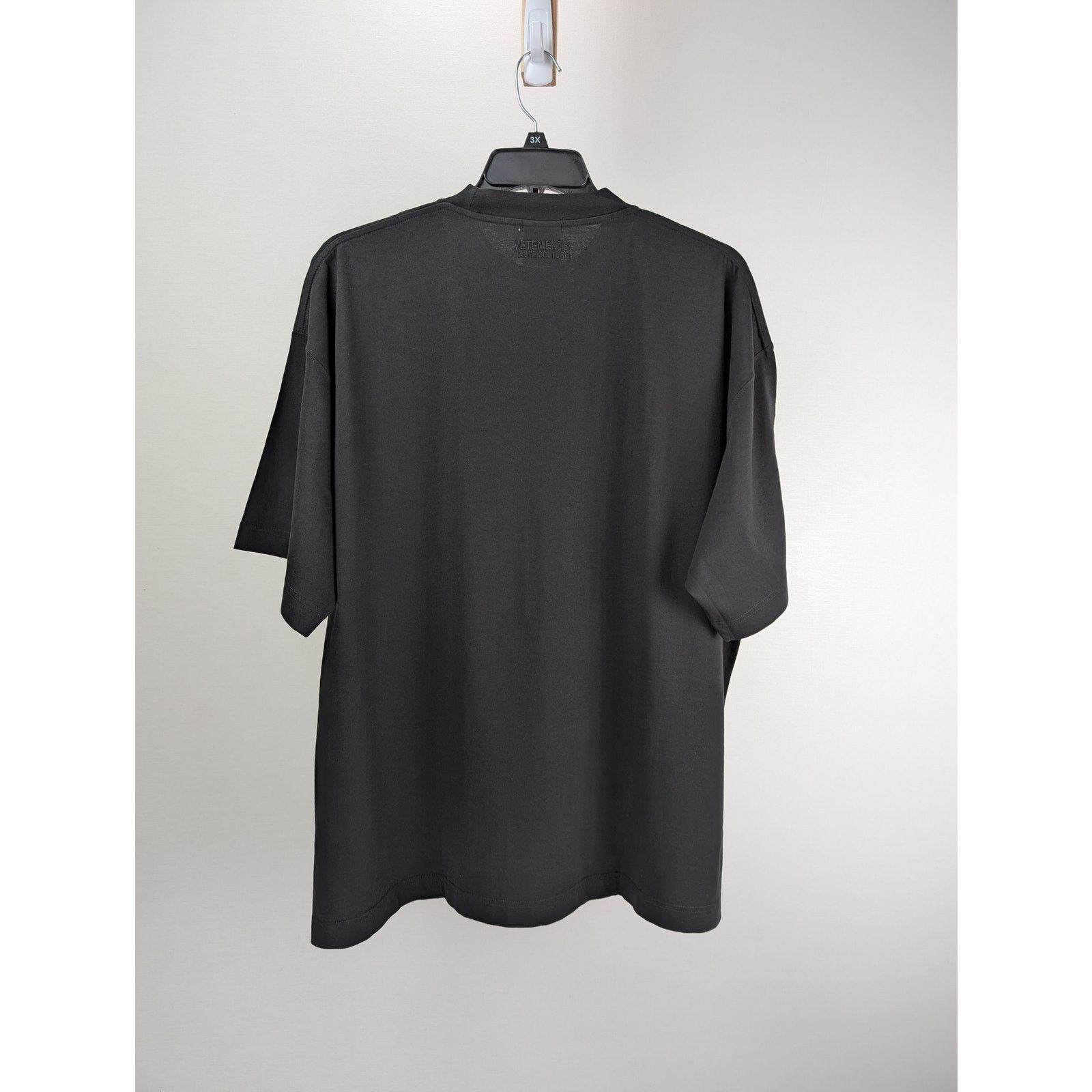 Vetements o1rshd1 Haute Couture France T-Shirt in Black Size US M / EU 48-50 / 2 - 8 Thumbnail